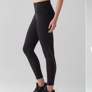 Lululemon Train Times 7/8 Pant 25" Black Size 4